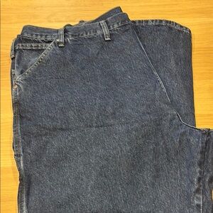 Classic Blue Denim Wrangler Carpenter Jeans
